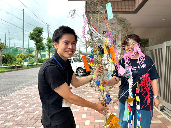 �����ѓc���w�Z�R�N���̊F���񂩂玵�[�̍������������܂����B